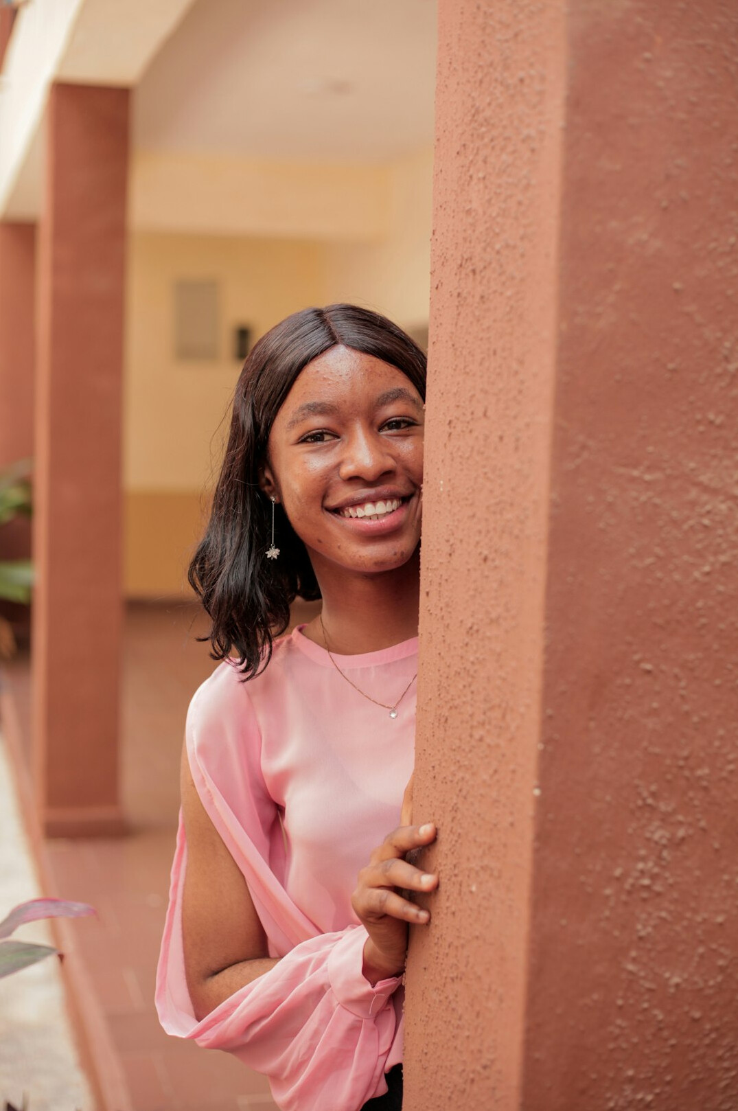 Portrait of a young professional woman smiling